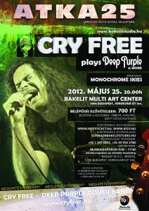 Jubileumi rock - Cry Free Atka 25 éve a pályán